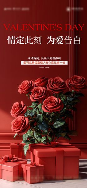 玫瑰情人节520海报