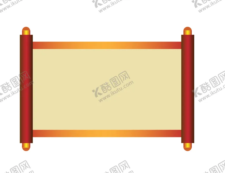 编号：17402706270652459813【酷图网】源文件下载-中国风卷轴
