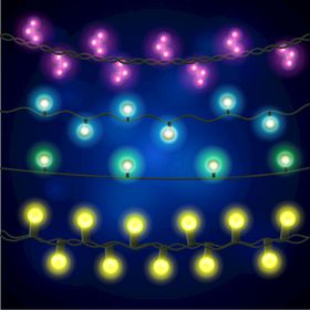 编号：57134809230038523874【酷图网】源文件下载-矢量节日彩灯灯串舞台