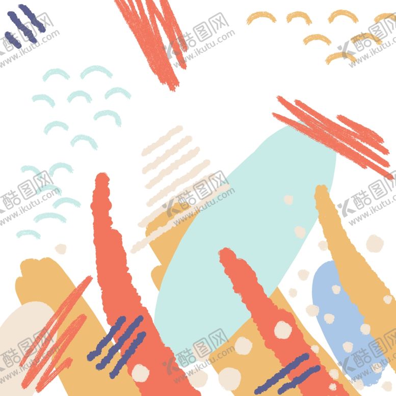 编号：26941109271519522228【酷图网】源文件下载-孟菲斯手绘设计元素