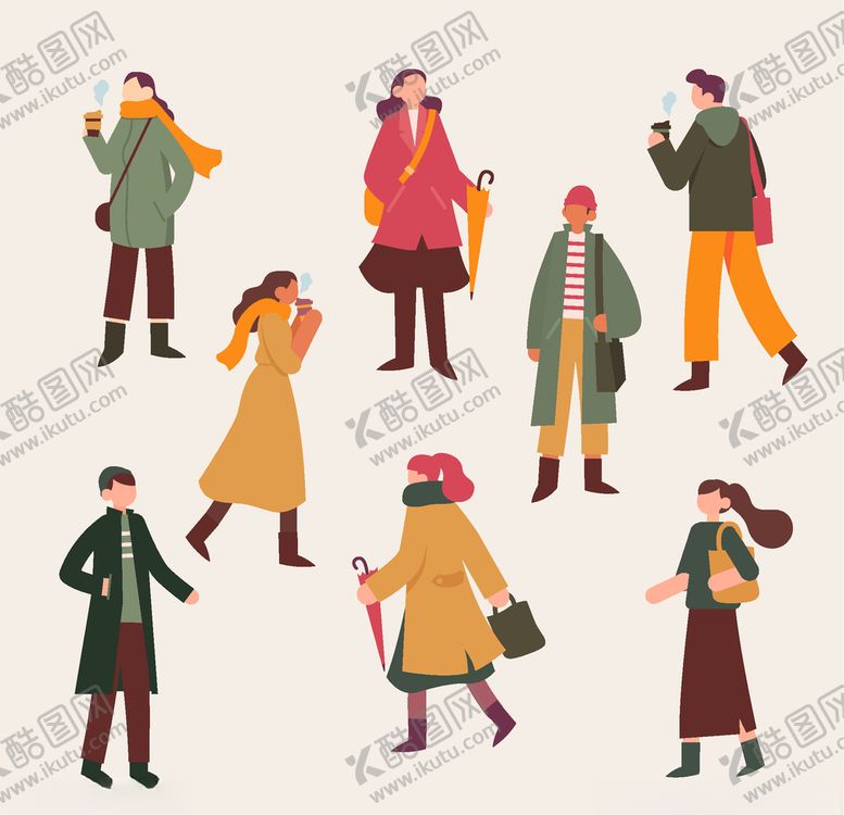 编号：50623009281345064179【酷图网】源文件下载-穿秋装的人