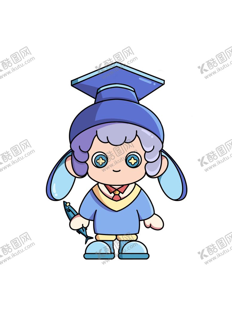 编号：51498609201057073074【酷图网】源文件下载-博士IP卡通形象设计分层
