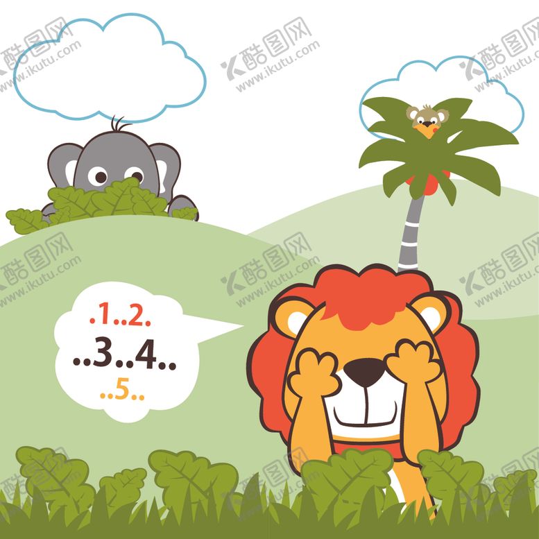 编号：52898110182142585363【酷图网】源文件下载-卡通动物