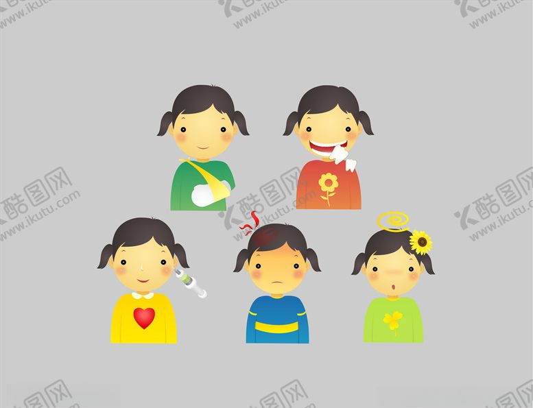 编号：55759305171602308086【酷图网】源文件下载-矢量小朋友