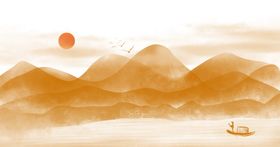 山背景