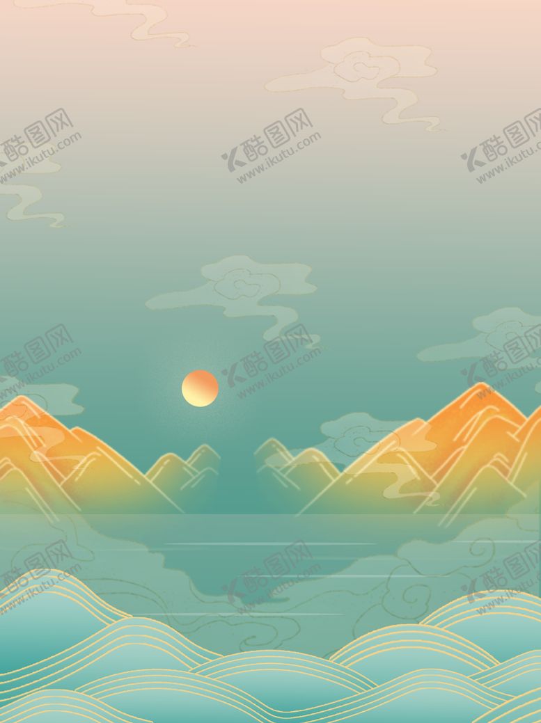 编号：83910709232044537254【酷图网】源文件下载-意境山水