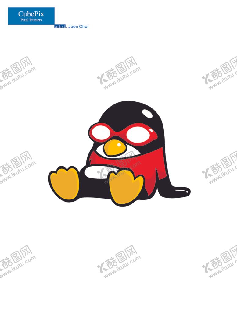 编号：44344212110229387517【酷图网】源文件下载-卡通企鹅形象