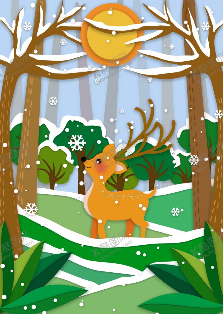 编号：14627209181807329977【酷图网】源文件下载-麋鹿