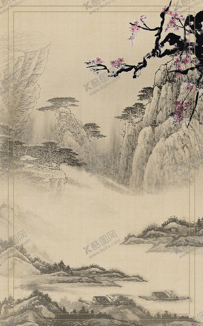 编号：89060609282211307027【酷图网】源文件下载-山水玄关