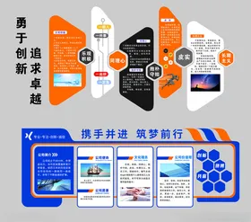 文化墙公司简介企业背景展厅背景设计