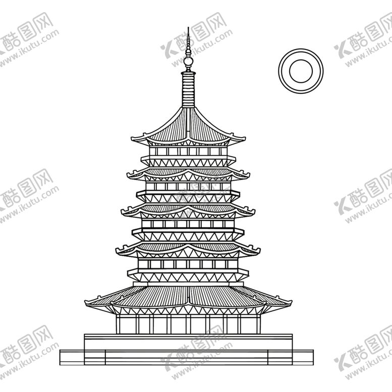 编号：12996405081915067969【酷图网】源文件下载-线条建筑