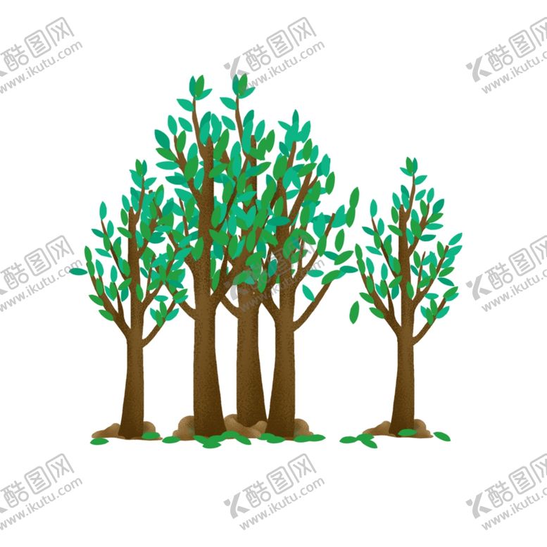 编号：52870803150223544296【酷图网】源文件下载-植树节装饰元素
