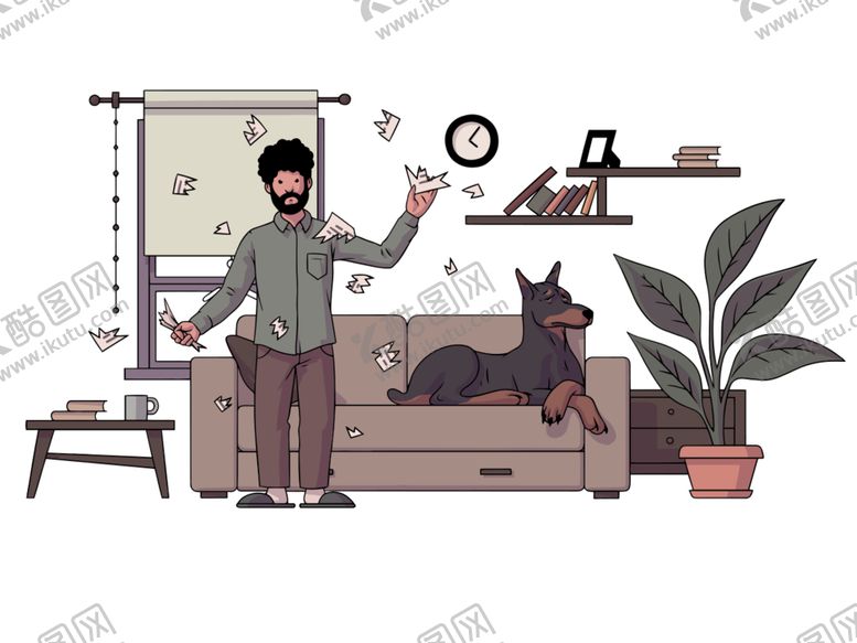 编号：43847410051005227495【酷图网】源文件下载-卡通插画图片