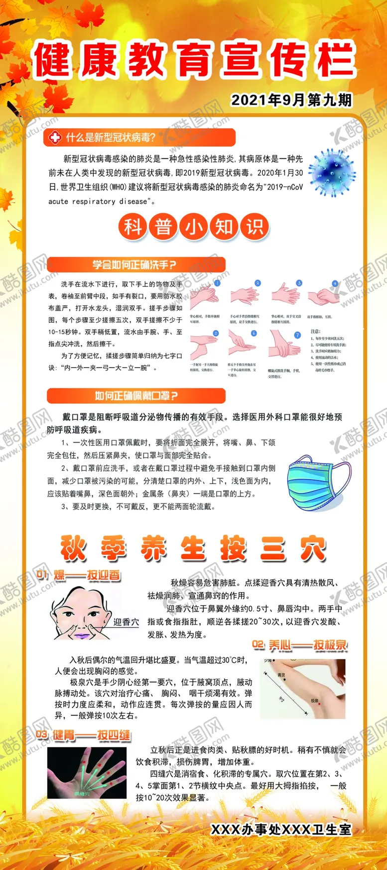 编号：50839609190508575176【酷图网】源文件下载-健康教育宣传栏