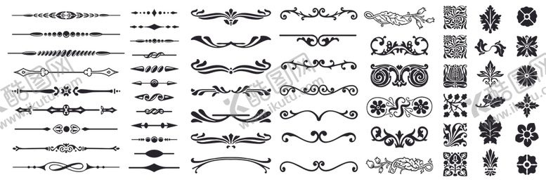 编号：42265101050056186724【酷图网】源文件下载-花边花纹