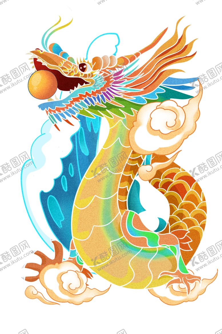 编号：78947605042024435177【酷图网】源文件下载-国潮龙