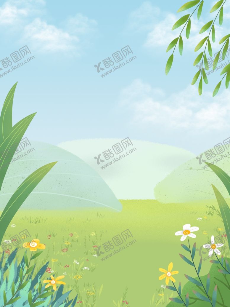 编号：12965710081333236238【酷图网】源文件下载-春天草地