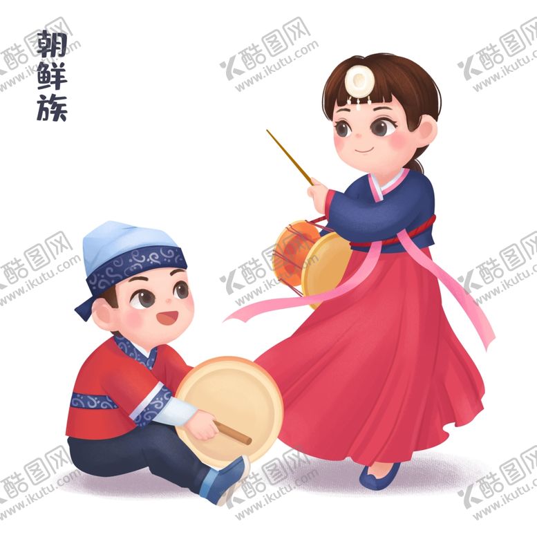 编号：82366402141352088956【酷图网】源文件下载-民族插画