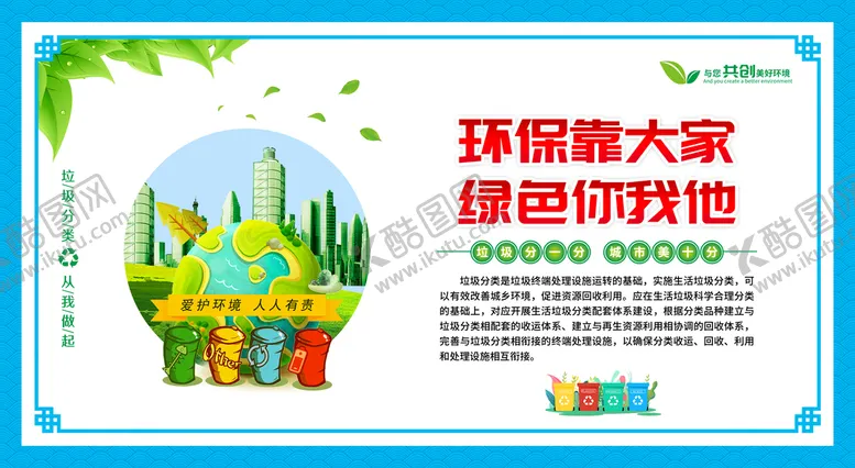 编号：99146211210227231606【酷图网】源文件下载-垃圾分类展板设计