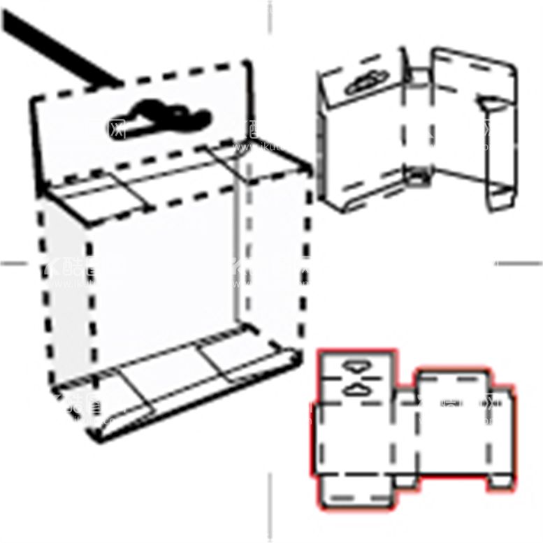 编号：37721211071840306139【酷图网】源文件下载-包装盒刀模图