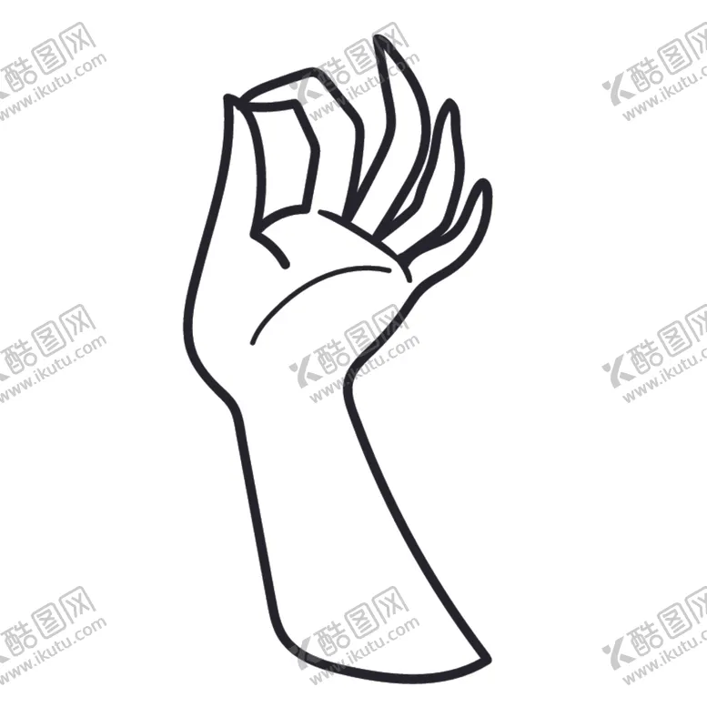 编号：10499106290944132368【酷图网】源文件下载-黑白手绘素材