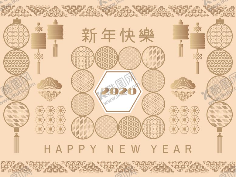 编号：16177410120453565906【酷图网】源文件下载-喜庆新年创意海报