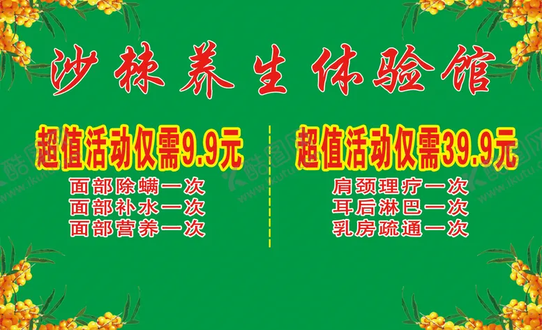 编号：31498710010043107028【酷图网】源文件下载-沙棘养生