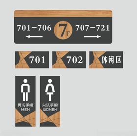 门牌指示亚克力科室企业亚克力