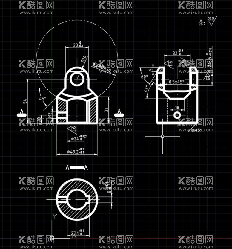 编号：55219612242241198065【酷图网】源文件下载-十字接头