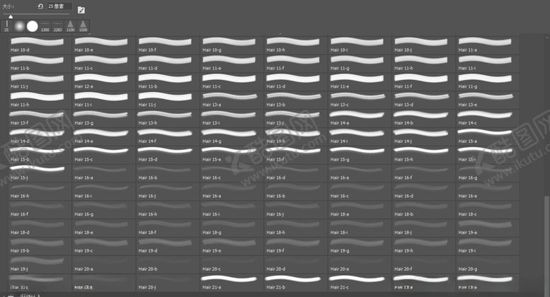 编号：51870209102031281527【酷图网】源文件下载-精选ps头发笔刷