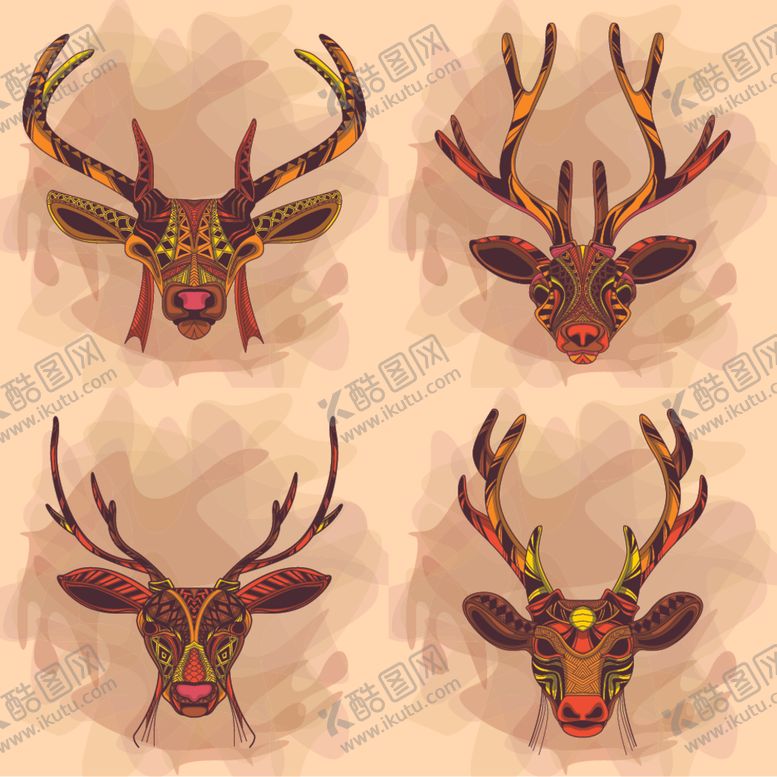 编号：91613109221938106044【酷图网】源文件下载-抽象动物