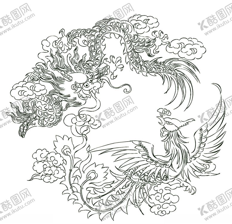 编号：24969606181124286814【酷图网】源文件下载-龙凤