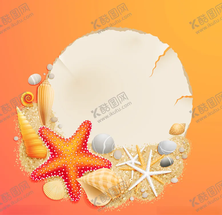 编号：55325904282044419507【酷图网】源文件下载-贝壳素材海螺海底贝壳海底
