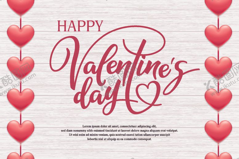 编号：28318409270857072106【酷图网】源文件下载-红色爱心背景