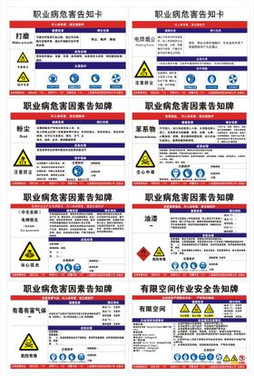 职业病危害告知牌