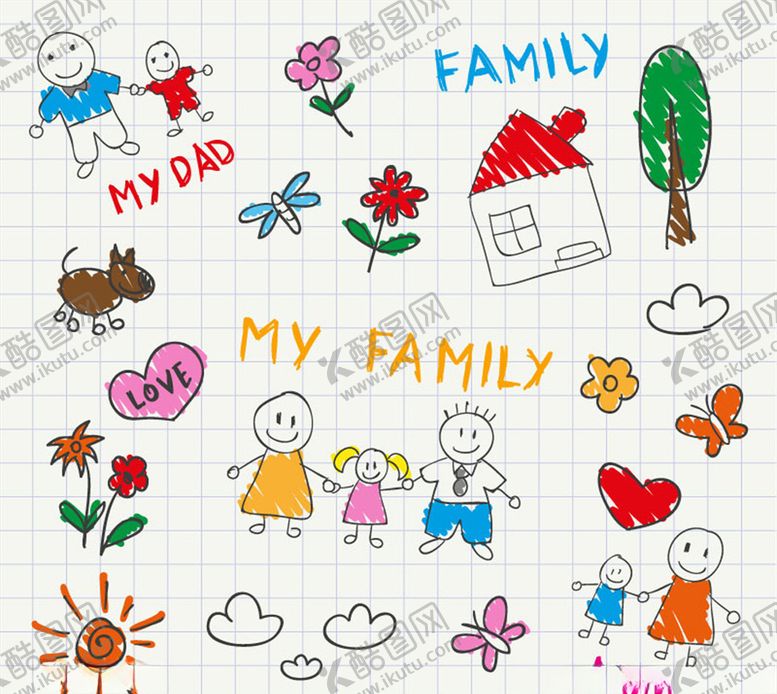 编号：55281109201929412736【酷图网】源文件下载-手绘儿童