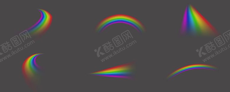 编号：58041909242212321568【酷图网】源文件下载-七彩真实彩虹特效