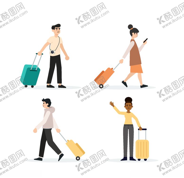 编号：66721807122354084457【酷图网】源文件下载-旅客游客
