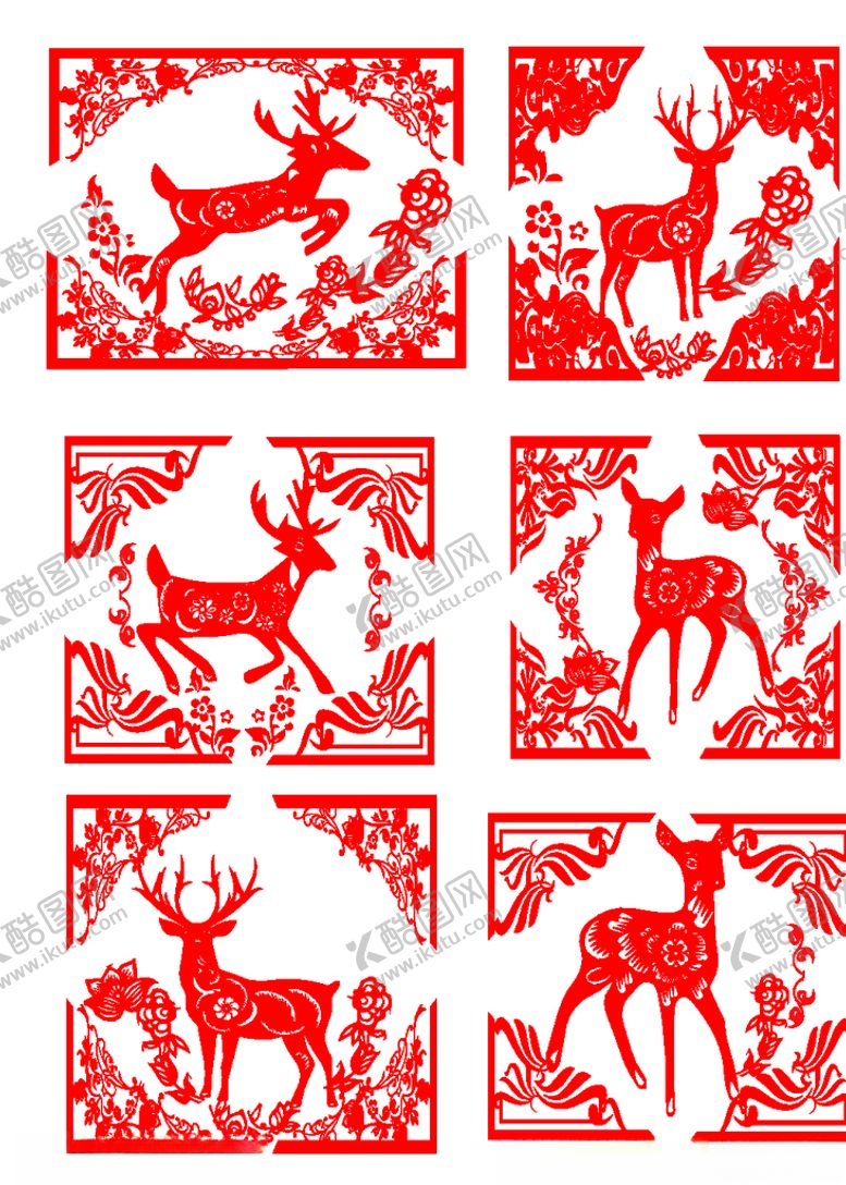 编号：93912310051043524453【酷图网】源文件下载-中国风节日剪纸画