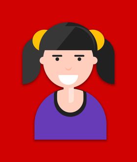 网页图标简约线条人物PPT素材
