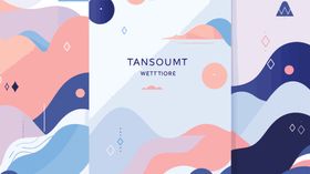 抽象多彩几何图案背景