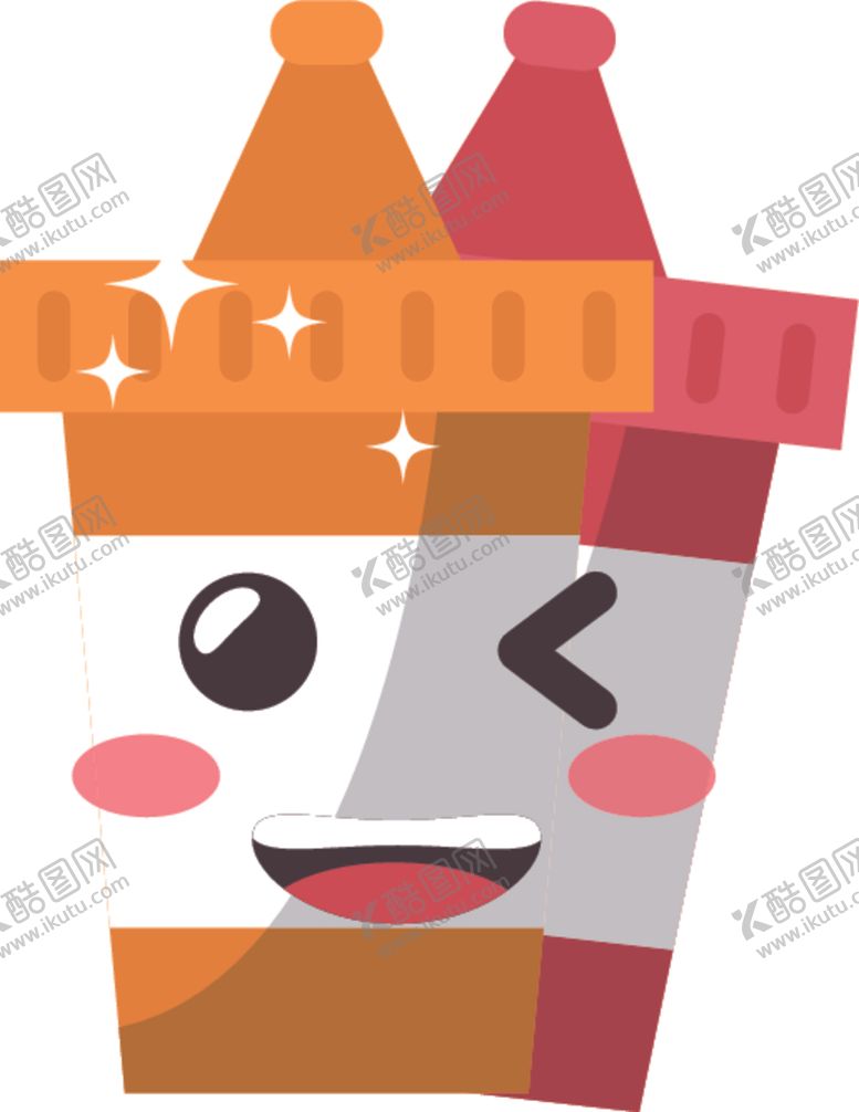 编号：15100510220817572743【酷图网】源文件下载-卡哇伊美食