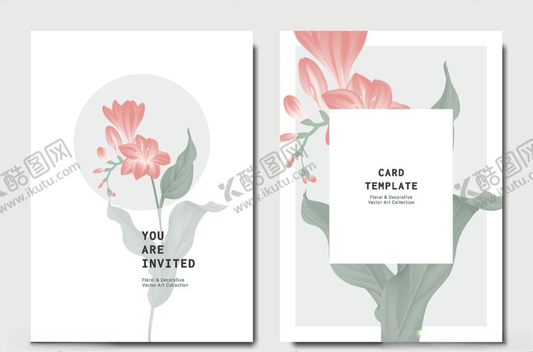编号：93717710050139006856【酷图网】源文件下载-鲜花邀请函