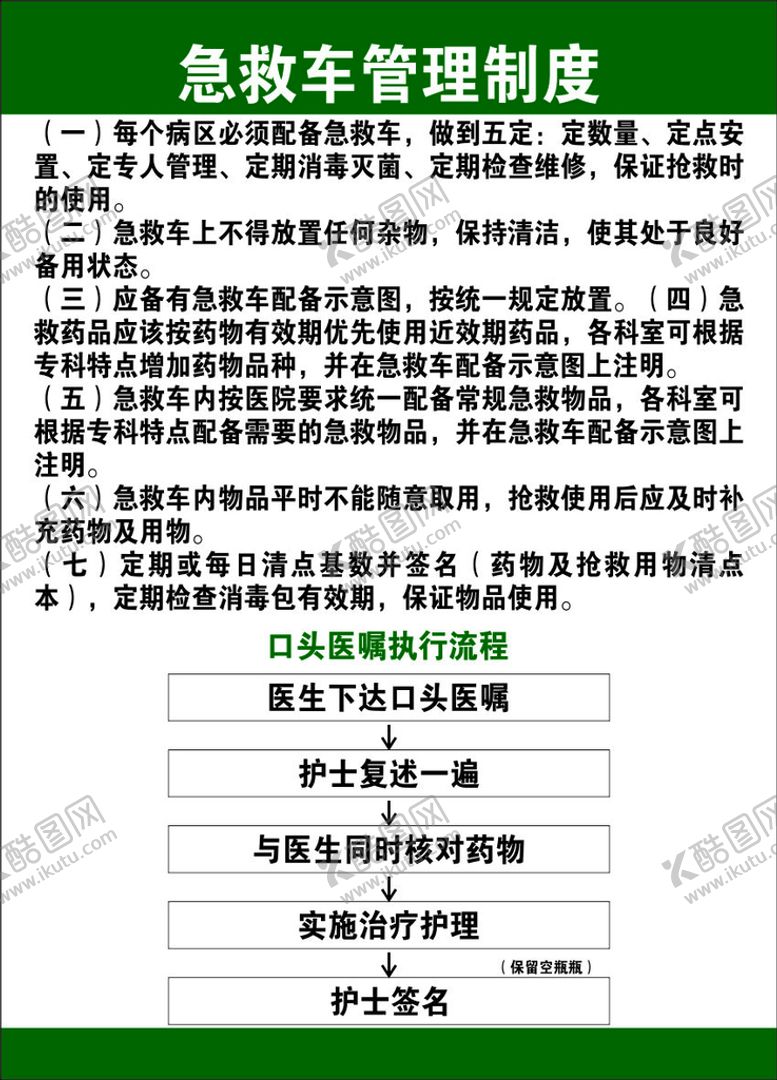 编号：63021701260743059528【酷图网】源文件下载-急救车管理制度
