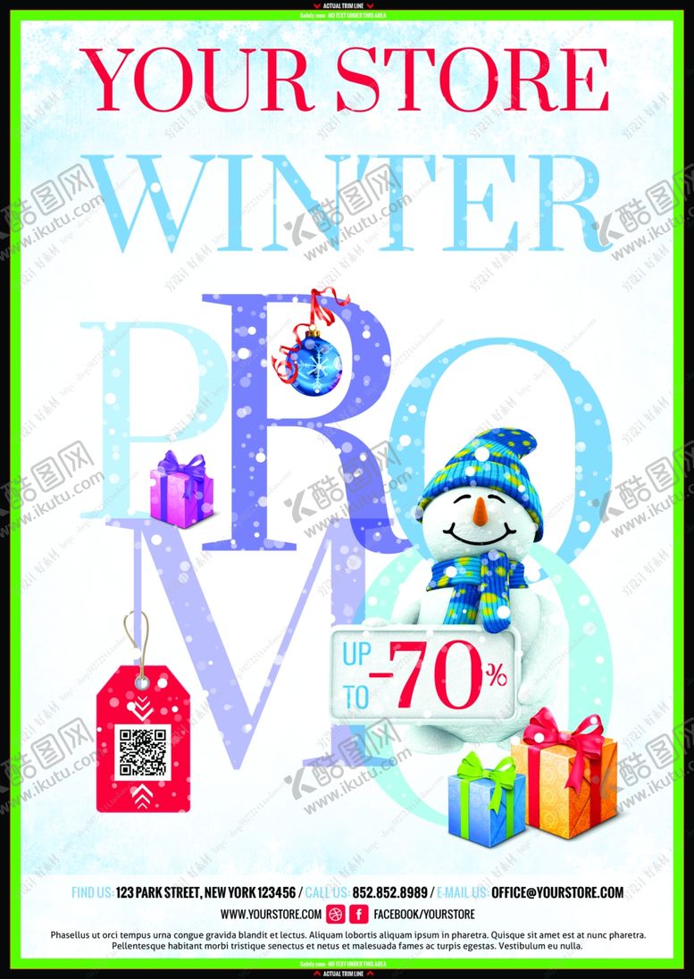 编号：89972409290836324219【酷图网】源文件下载-圣诞节海报