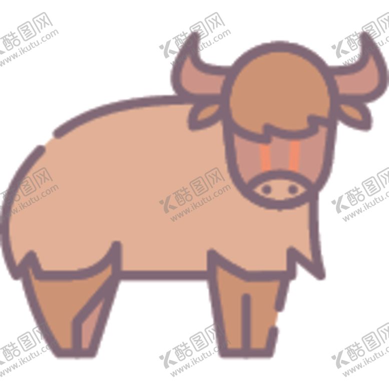 编号：26823307031721063729【酷图网】源文件下载-牛简笔画