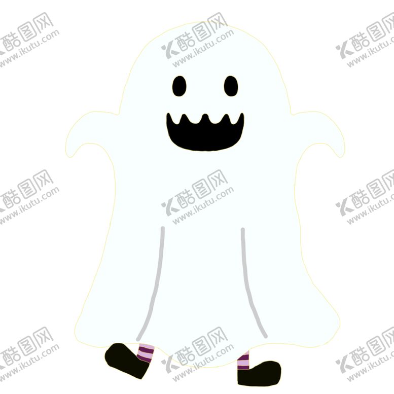 编号：71590711011558207621【酷图网】源文件下载-白色吓人幽灵
