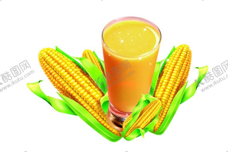 编号：18497109270057388530【酷图网】源文件下载-香浓玉米汁合成图