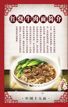 牛肉面海报