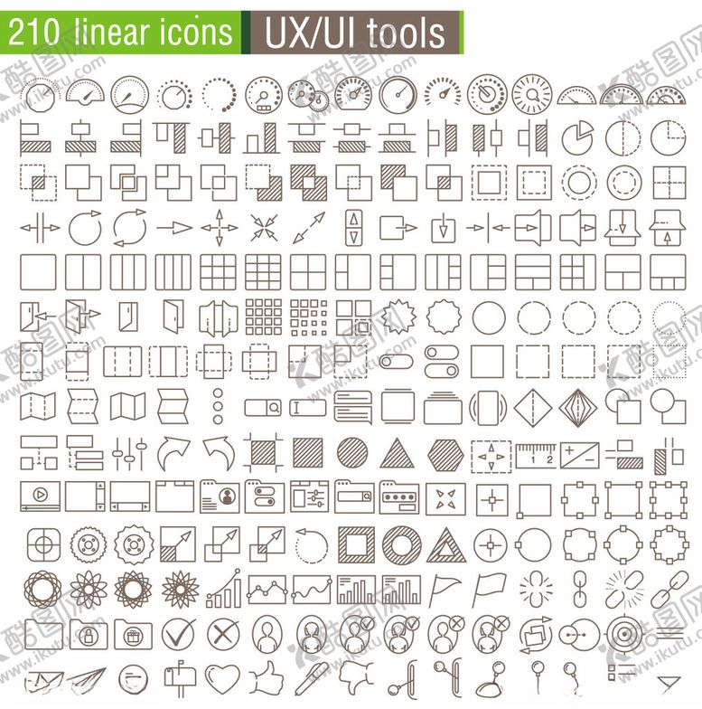 编号：57174012191536454117【酷图网】源文件下载-多样几何图形素材集合